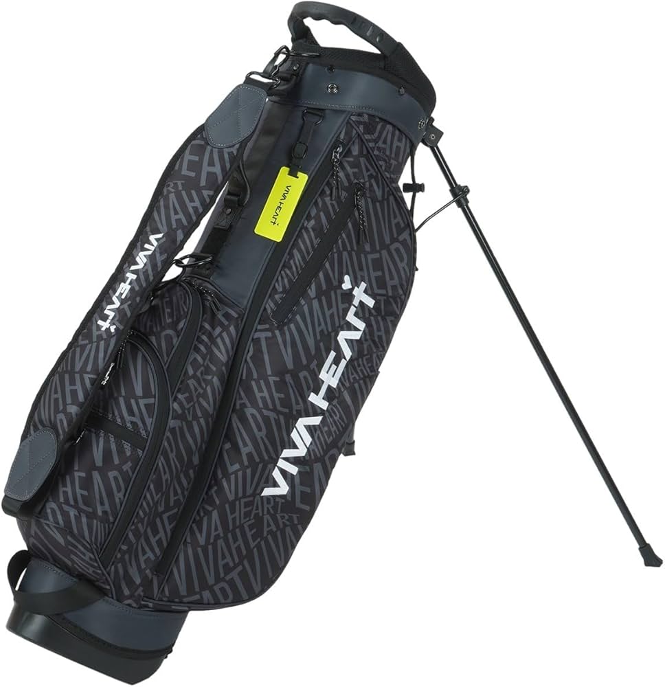 マ*ン様 VIVA HEART/ビバハート ゴルフ キャディバッグ9型【ブラック Amazon | ビバハート（VIVA HEART） ゴルフ キャディバッグ